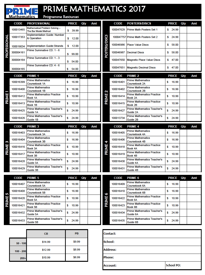 Prime Maths Information | Scholastic New Zealand